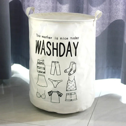 Eco-Friendly Large Foldable Laundry Basket with Handles