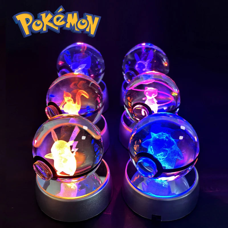 Pokémon 3D Crystal Ball Night Light