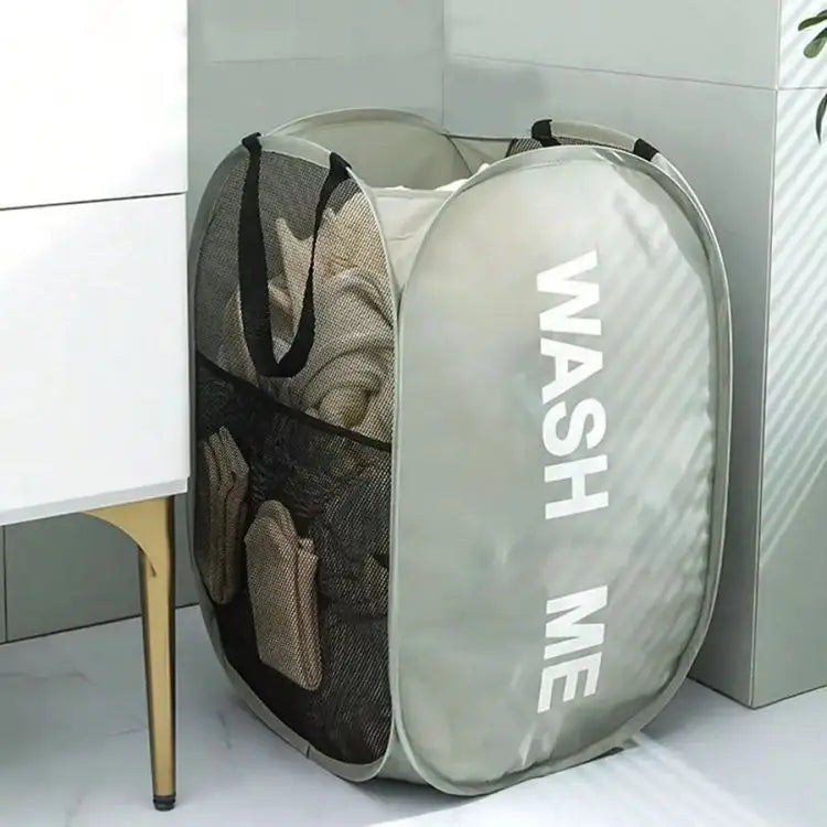Portable Mesh Pop-Up Laundry Hamper