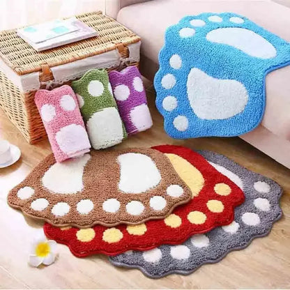 Paw Shaped Bathroom Rug
