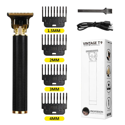 TrimMaster™ T9 LCD Precision Hair & Beard Trimmer – Professional Electric Clipper for Men