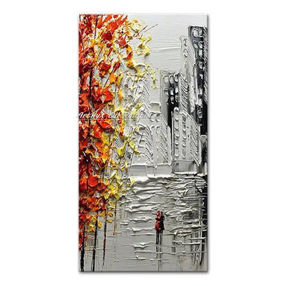 Hand-Made Thick textured Wall art