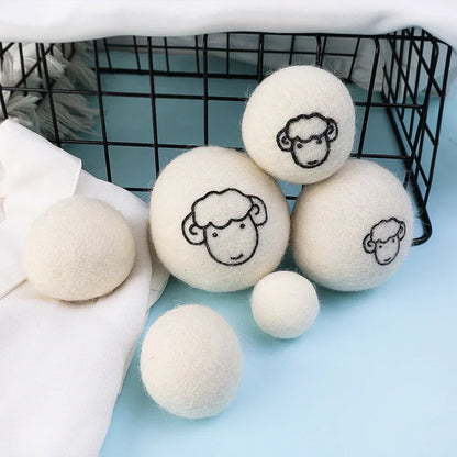 6Pcs Reusable Wool Dryer Balls