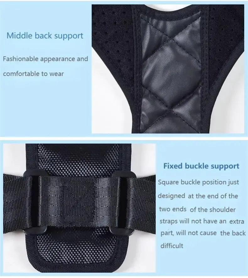 BeeChip™ Posture Pro+ | Breathable Back Correction Belt