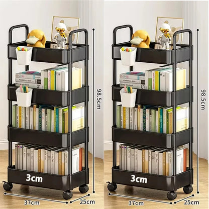 Mobile Storage Trolley – 5-Tier Organizer Cart with Wheels