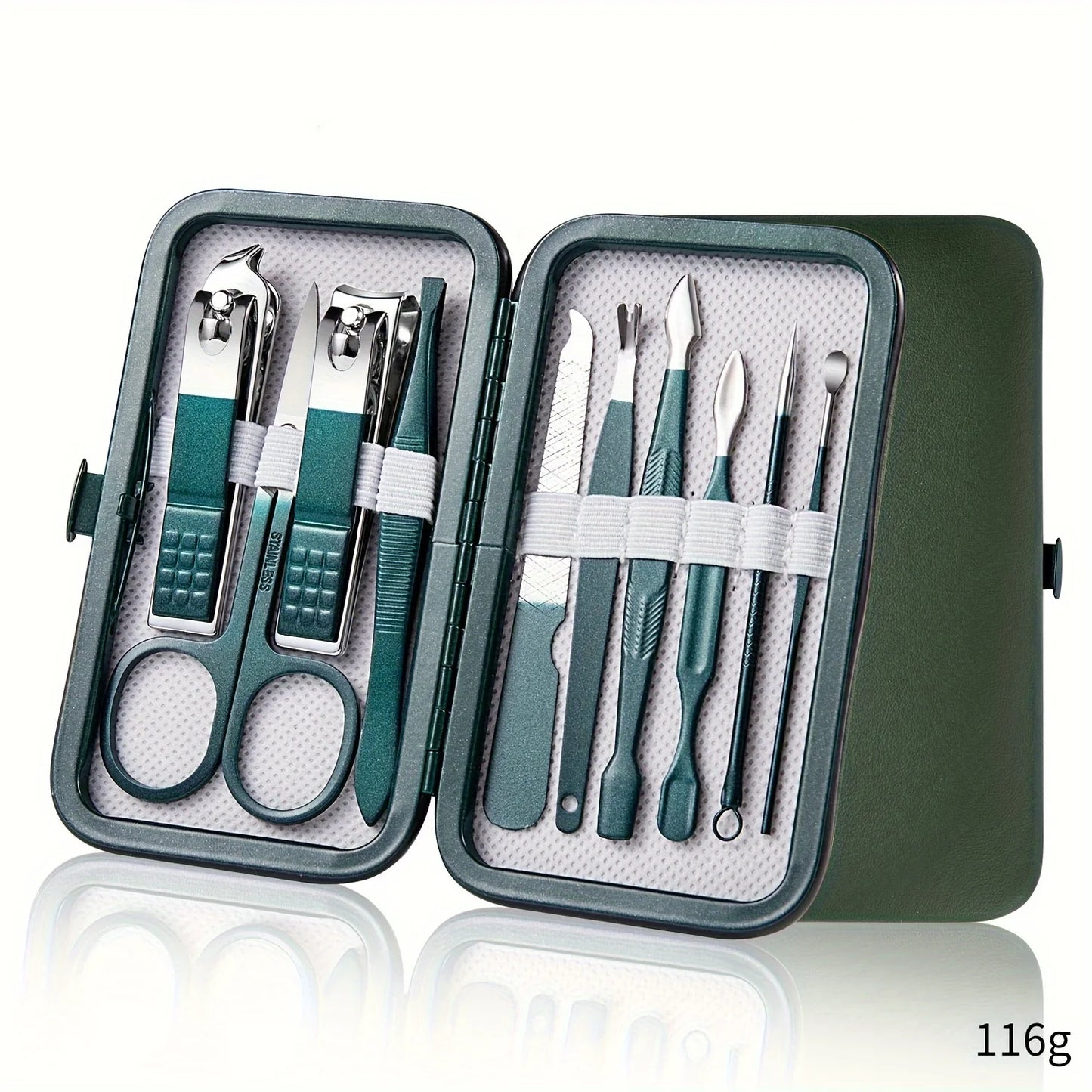 Deluxe Manicure & Pedicure Set With Travel Case