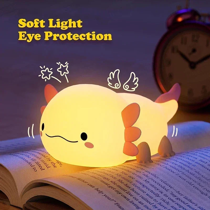 Cute LED Axolotl & Friends Night Light