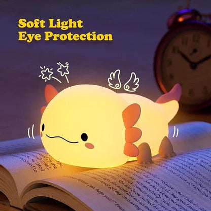 Cute LED Axolotl & Friends Night Light