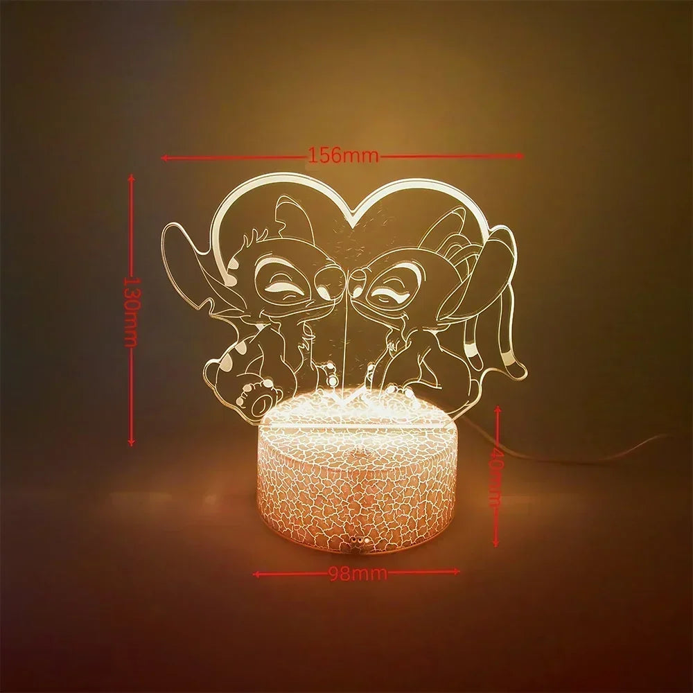 3D Illusion Stitch Night Light