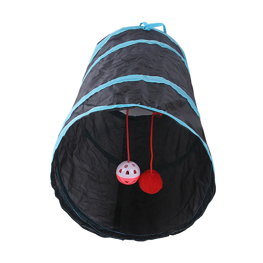Foldable Cat Tunnel Play Toy