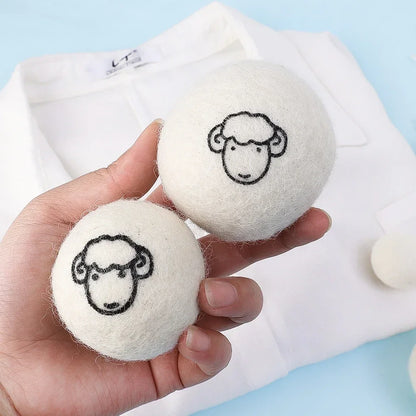 6Pcs Reusable Wool Dryer Balls
