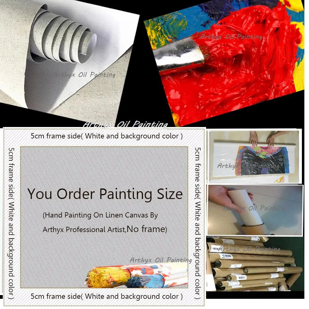 Hand-Made Thick textured Wall art