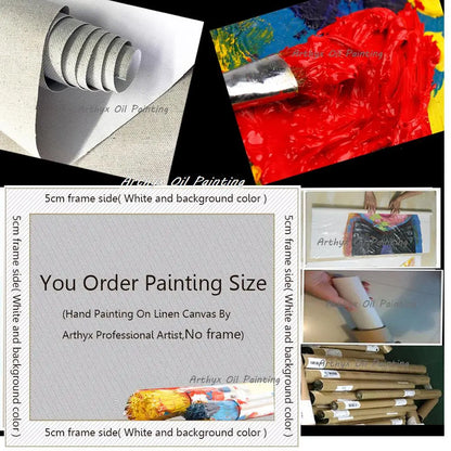 Hand-Made Thick textured Wall art