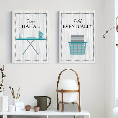 Modern Laundry Room Canvas Wall Art