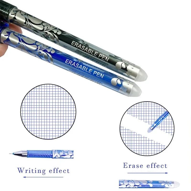 MagicWrite™ Erasable Gel Pen Set – 16-Piece Multicolor Creativity Collection (0.5mm)