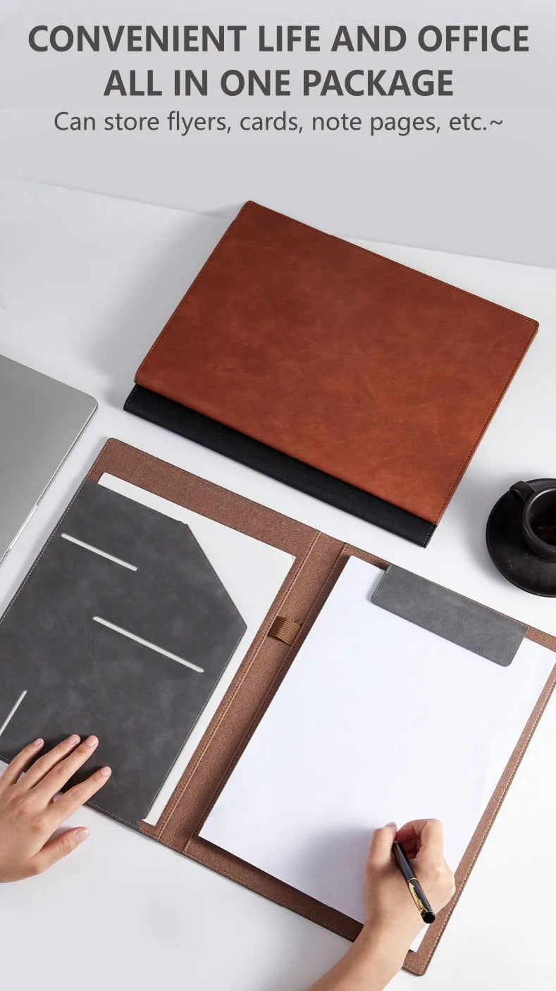 Leather Business Folder