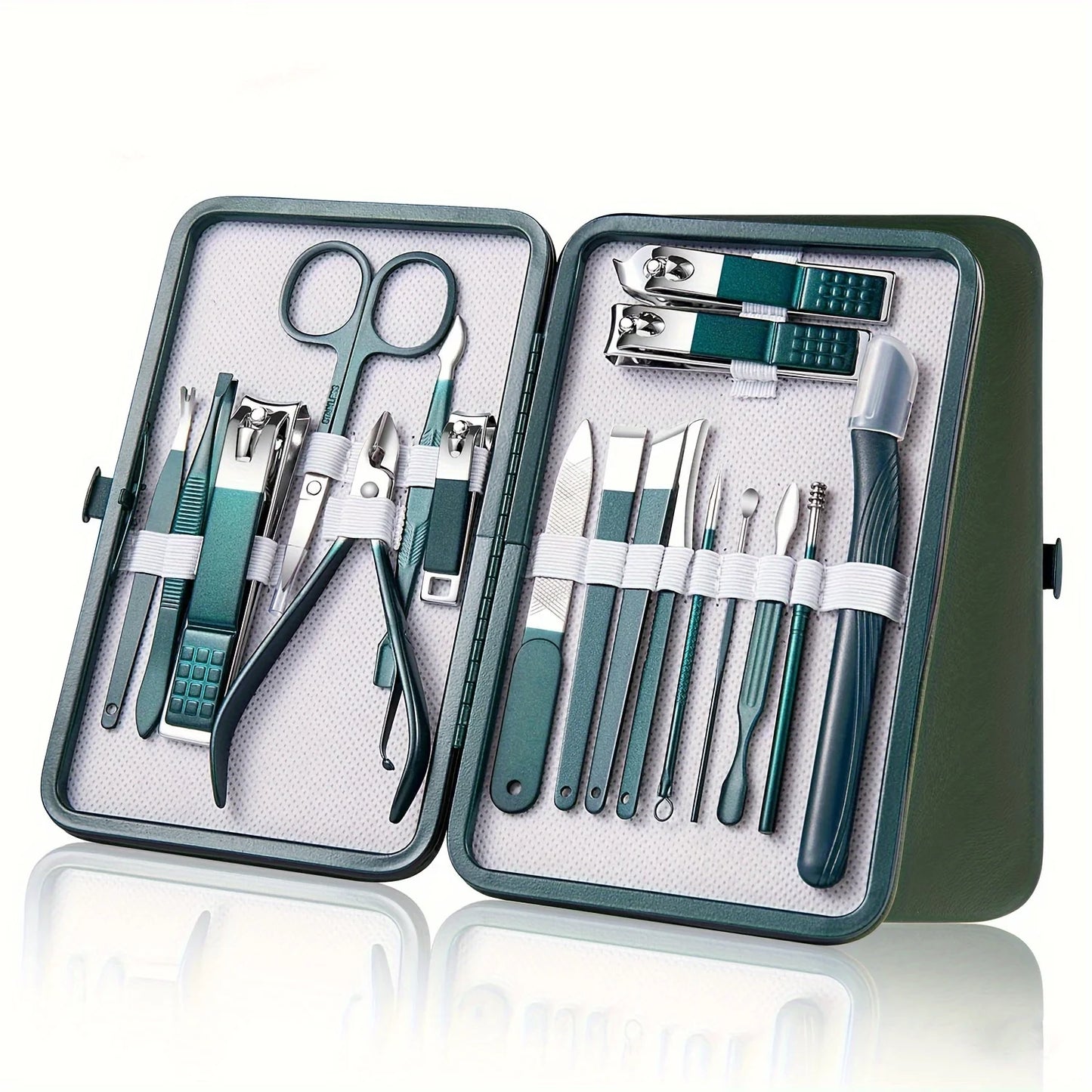 Deluxe Manicure & Pedicure Set With Travel Case
