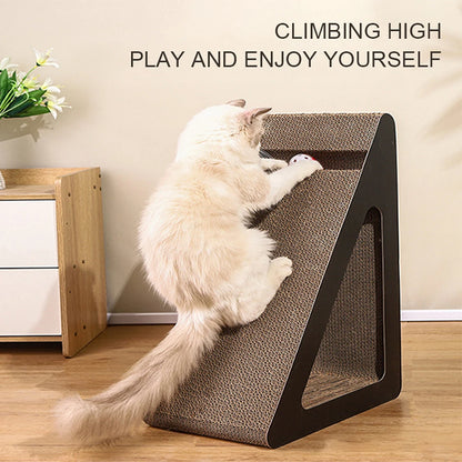 2-in-1 Cat Scratcher & Interactive Toy