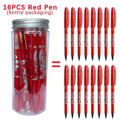 MagicWrite™ Erasable Gel Pen Set – 16-Piece Multicolor Creativity Collection (0.5mm)