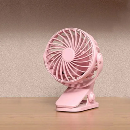 Rechargeable Clip Fan with Nightlight