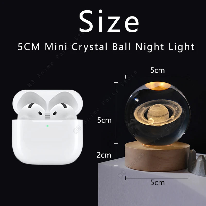 3D Crystal Ball Night Light