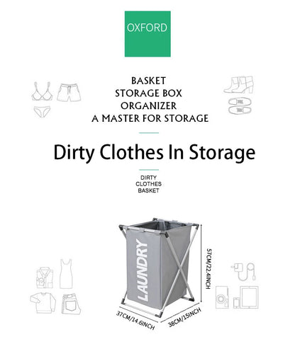 Large Waterproof Foldable Laundry Basket