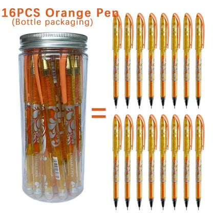 MagicWrite™ Erasable Gel Pen Set – 16-Piece Multicolor Creativity Collection (0.5mm)