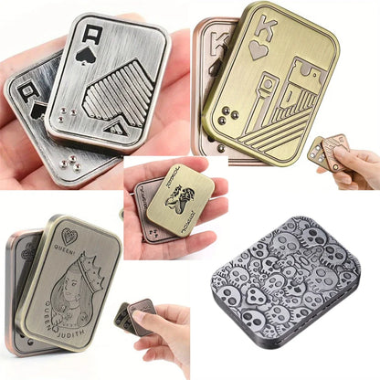 Double Sided King & Ace Metal Slider Stress Relief Toy