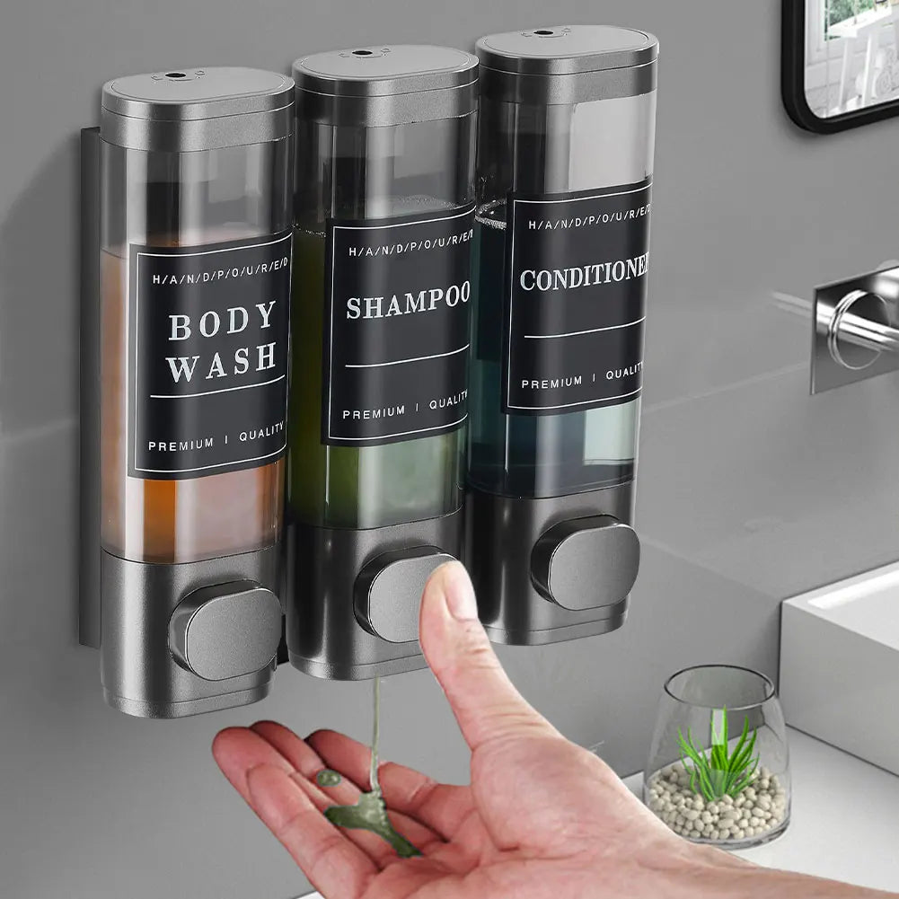 3 piece Wall-Mounted Soap Dispenser