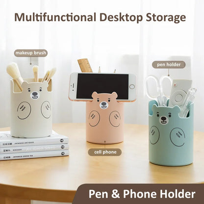 Cute Bear Pencil Holder