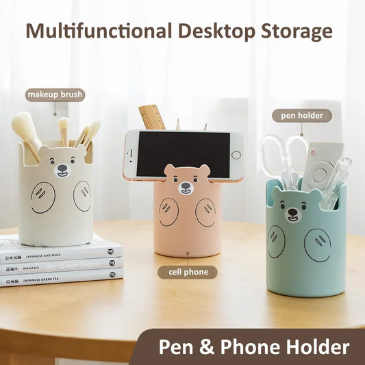 Cute Bear Pencil Holder