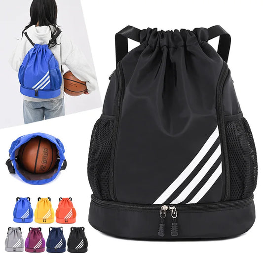 Multi-Color Drawstring Backpack