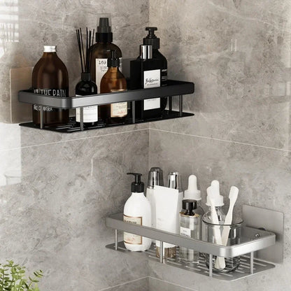 Wall-Mounted No-Drill Bathroom & Kitchen Shelf