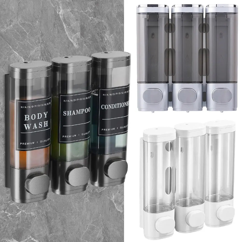 3 piece Wall-Mounted Soap Dispenser