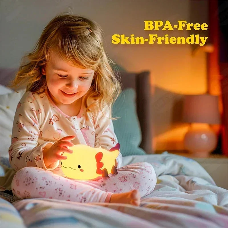 Cute LED Axolotl & Friends Night Light