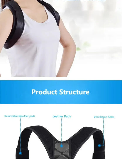 BeeChip™ Posture Pro+ | Breathable Back Correction Belt