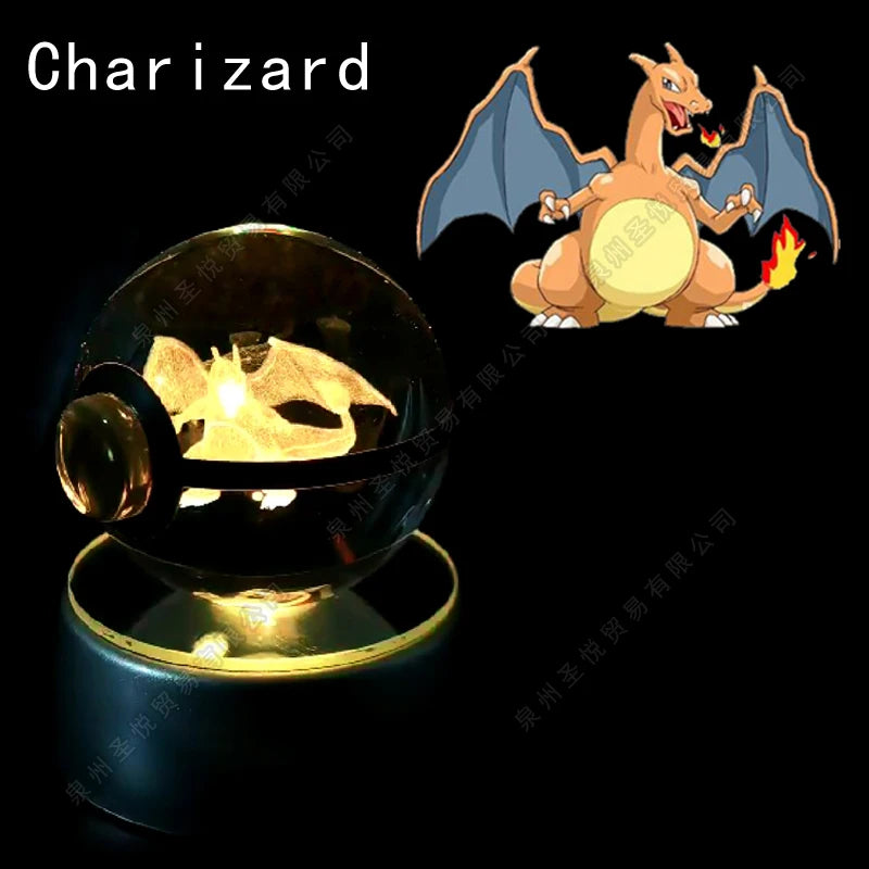 Pokémon 3D Crystal Ball Night Light