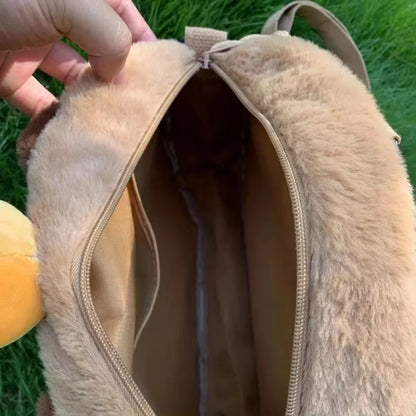 Capybara Plush Mini Backpack