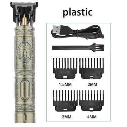 TrimMaster™ T9 LCD Precision Hair & Beard Trimmer – Professional Electric Clipper for Men