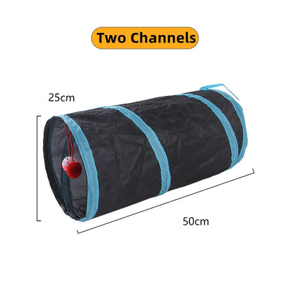 Foldable Cat Tunnel Play Toy