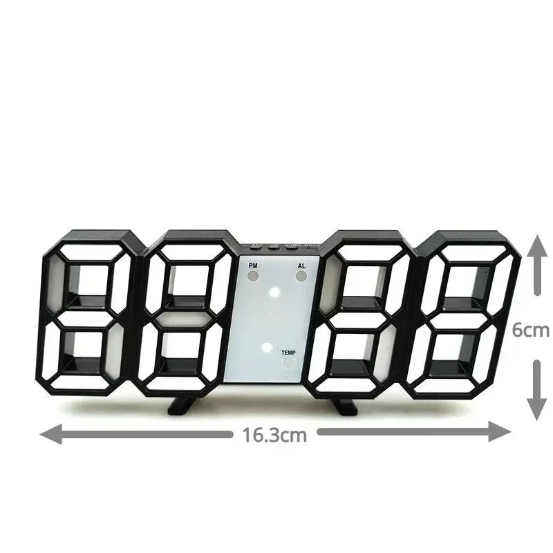Modern 3D LED Digital Clock