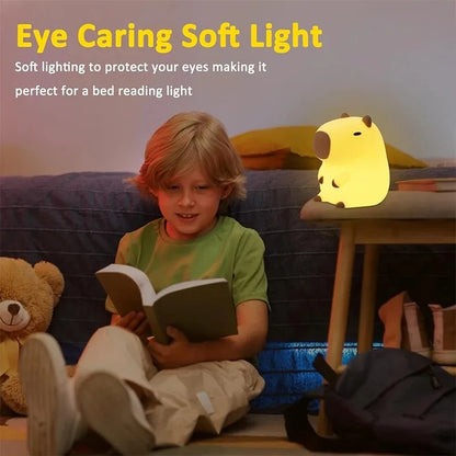 Cute Capybara LED Night Light