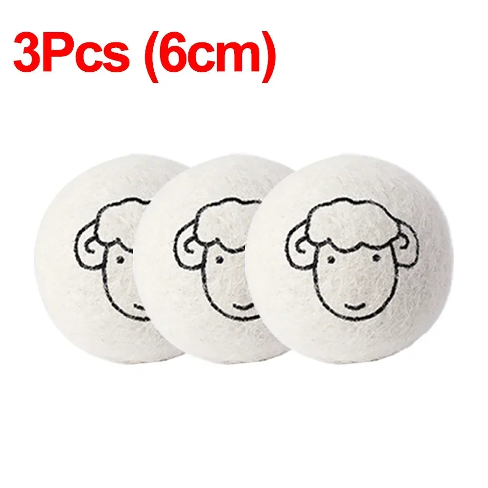6Pcs Reusable Wool Dryer Balls