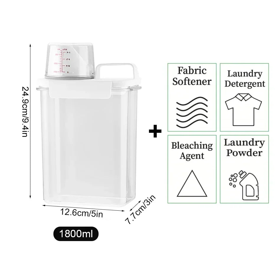 Airtight Laundry Powder Storage Box