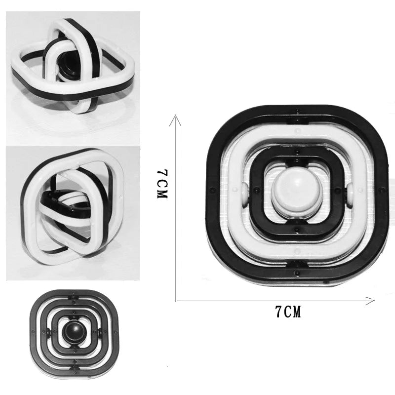 3D Flip Fidget Spinner – Sensory Stress Relief Toy for Kids & Adults