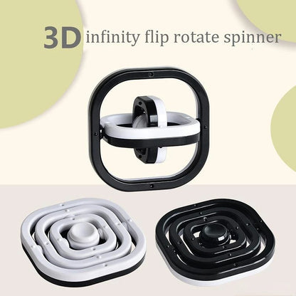 3D Flip Fidget Spinner – Sensory Stress Relief Toy for Kids & Adults