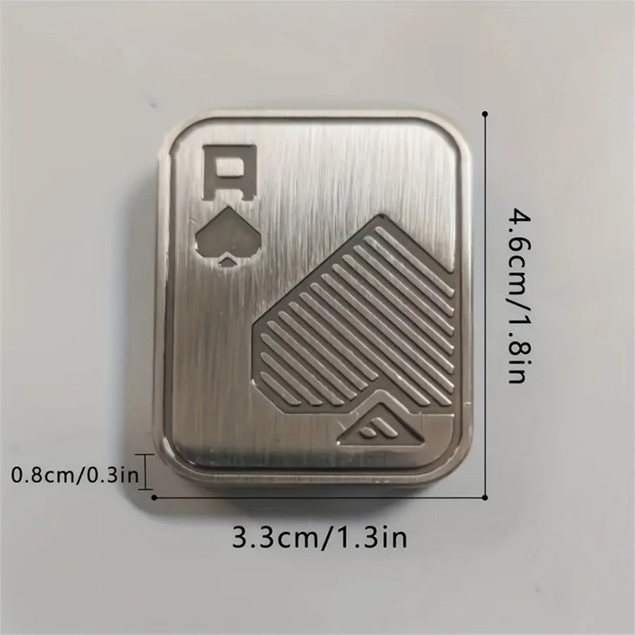 Double Sided King & Ace Metal Slider Stress Relief Toy