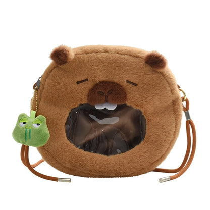 Capybara Plush Mini Backpack