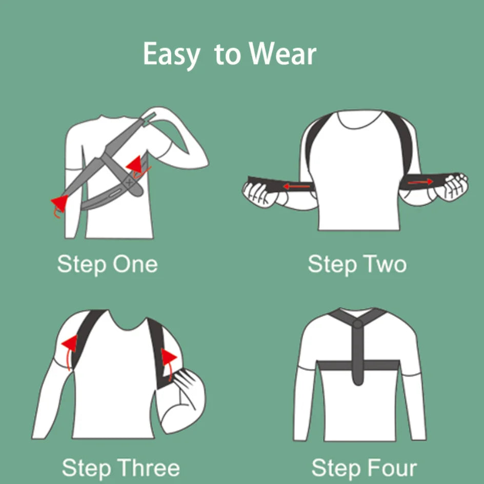 Adjustable Back & Shoulder Corrector Belt