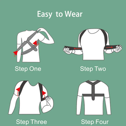 Adjustable Back & Shoulder Corrector Belt